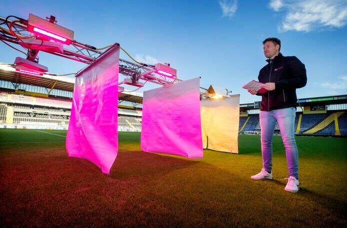 Oreon start onderzoek naar de meerwaarde van LED voor gras in voetbalstadions